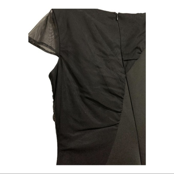 Gianni Bini Dress sheer cap sleeve little back dress - Picture 3 of 7